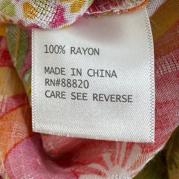 Haute Hippie crop tropical print‎ top - NEW - Picture 8 of 10